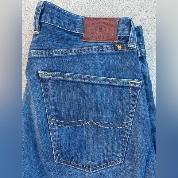 Lucky Jeans 221 Original Straight Denim Jeans Men size 36WxL30 - Picture 4 of 8